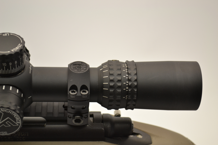 The eyepiece focus lockring was guilty of obscuring the magnification ring indicators at it's lowest setting.