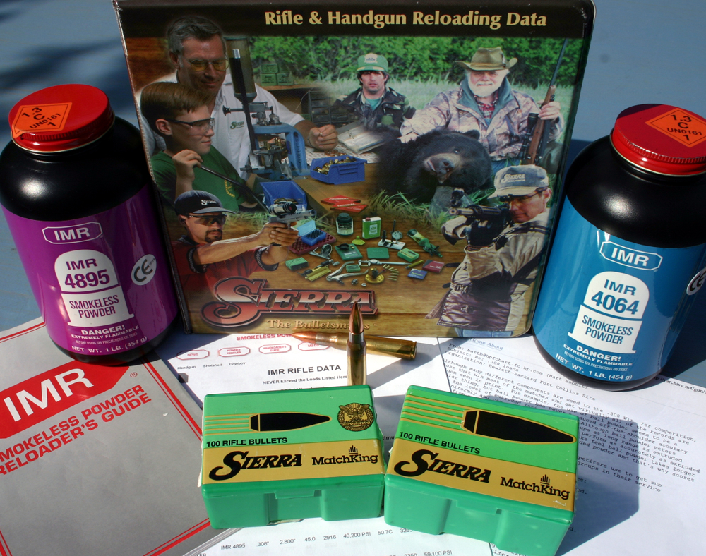 IMR-4895 and 4064 have hundreds of tested load combinations available in many handloading manuals such as Sierra’s
