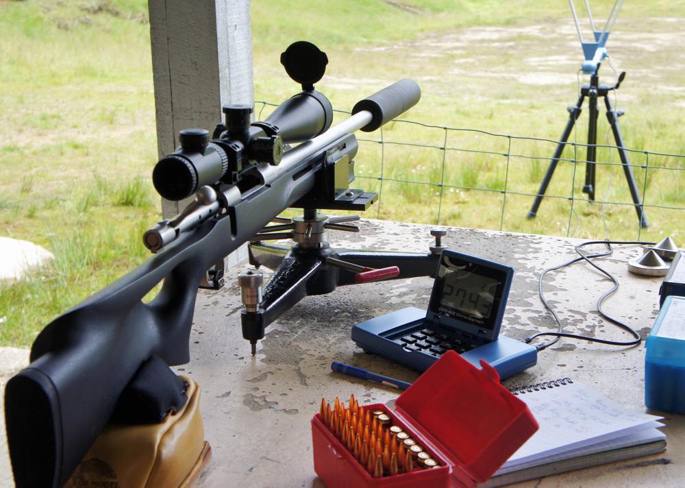 The .308 Howa 1500 ‘affordable clubman’s F/TR rifle’ did very well with some IMR, Ramshot and Lovex powders