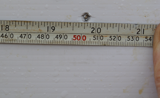 The tape measure doesn’t lie – in a perfect world it would read nearer 21 inches