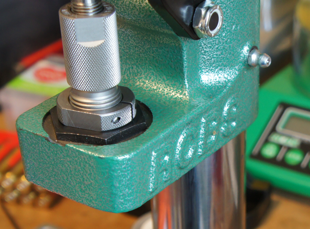 RCBS makes much of the grease nipple that’s installed (Zerk fitting is the American name).