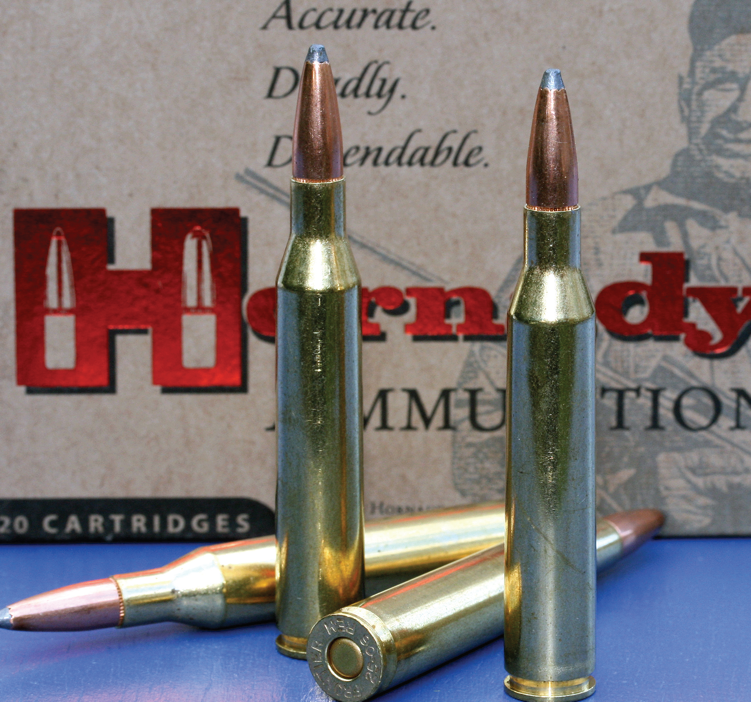 American shooters long confused their native 25s, (25-06 Rem. with its heaviest available bullet of 120gn) with the 6.5mm calibre - which can use bullets up to 160gn weight.